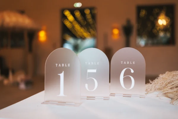 Numéro de table plexis