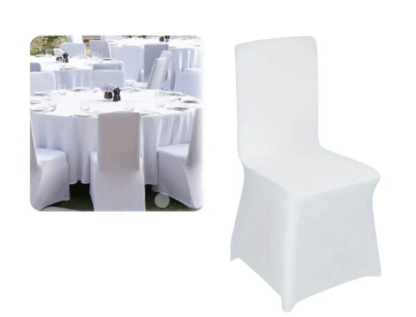 Housse de chaises blanches